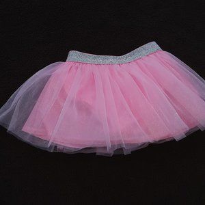 2 pink tutu skorts